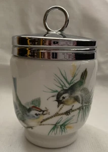 Vintage Royal Worcester Porcelain Egg Coddler Birds - Picture 1 of 4