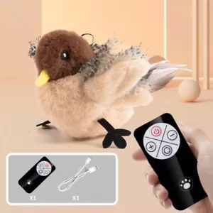 Remote Control Interactive Cat Toys Flying Bird Pet Toy - Picture 1 of 5