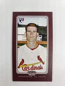 1/1 CAROLINA BRIGHTS MAROON BLANK BACK RARE 2010 Topps T206 BRYAN ANDERSON RC - Picture 1 of 2