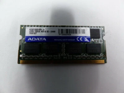 ADATA 4GB AD3S1333C4G9-B MEMORY CARD 7F1300004504 - Image 1 of 2