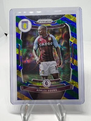 2021-22 Panini Prizm Premier League Choice Blue Yellow & Green Ashley Young #126 - Image 1 of 2