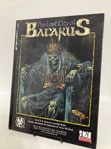 The Lost City of Barakus D20 Juego de Rol Nigromante Juegos 3a Edición con Mapa - Imagen 1 de 10