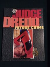 Judge Dredd: Future Crime (graphic novel 1990) first print Fleetway 