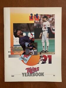 MLB 1989 Minnesota Twins Yearbook Kirby Puckett Viola 78 pages Near mint