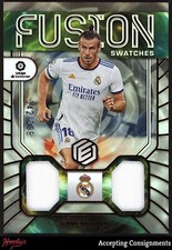 2022-23 Panini Chronicles La Liga Fusion Swatches Gareth Bale DUAL JERSEY 42/199