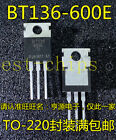 10Pcs New Bt136-600E Bt136-600 Bt136 Triacs Thyristor To-220Ru    #Wd8