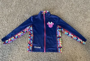 Disney Parks Disneyland Long Sleeve track jacket XS Minnie Mouse Coat Vacation - Picture 1 of 8