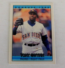 Donruss Cracker Jax Mini Card Tony Gwyn San Diego Outfield, 1992 Series 1,  F