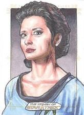 Women Of Star Trek 50th Anniversary Adam Cleveland Sketch Card Dr. Helen Noel
