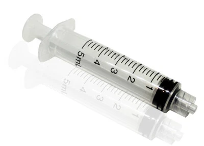 RAYS INJ-LIGHT 5ml STERILE SYRINGES Luer Lock Hypodermic RAYS™ PLASTIC SYRINGE UK