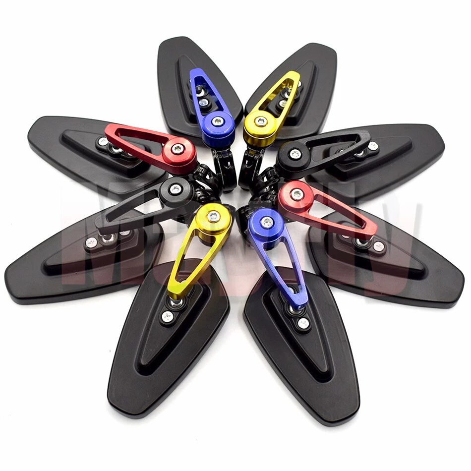 Espelhos retrovisores laterais de alumínio para motocicleta universal 7/8" 22mm - Imagem 1 de 4