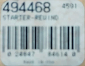 BRIGGS & STRATTON REWIND STARTER 494468 - Picture 1 of 3