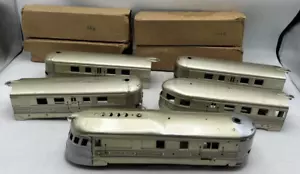 American Flyer O Scale Silver Tin Litho Streamliner 9900 Burlington Zephyr - Picture 1 of 19