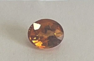 Sapphire Oval Loose Gemstone Natural Cognac Color - Picture 1 of 3
