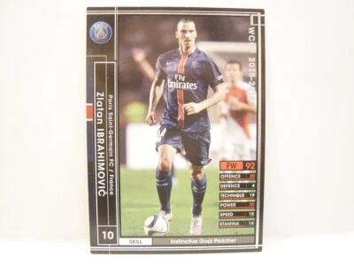 Panini WCCF 2015-16 Zlatan Ibrahimovic 1981 Sweden　No.10 Paris Saint-Germain 095 - Image 1 of 4