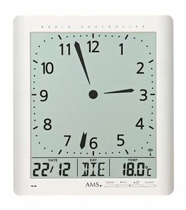 AMS 5896 Wanduhr mit batteriebetriebenem Quartzwerk - Bild 1 von 1