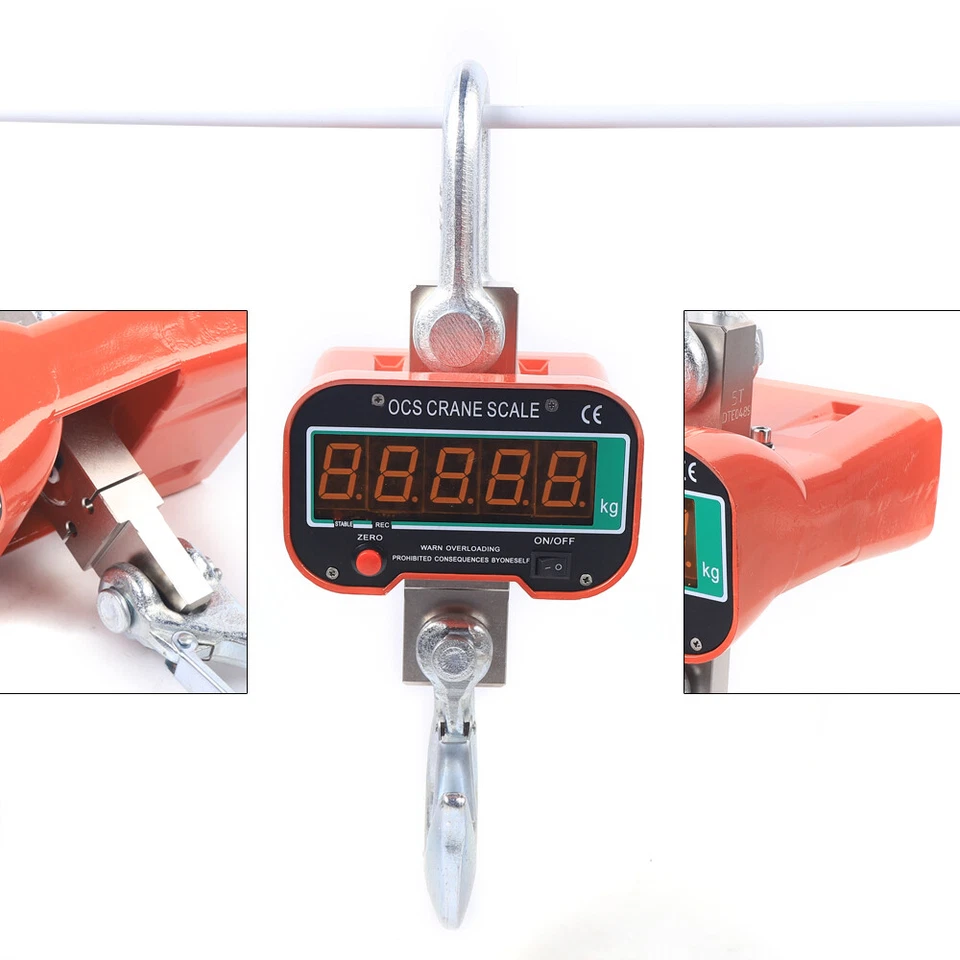 Digital Hanging Scale 3000KG/6600LBS Heavy Duty Industrial Scale LCD Display 3T - Image 1 of 4