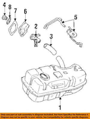 Used Fuel Pump fits: 1992 Mazda B-2600 Pump Assembly fuel injected engine from V - Image 1 of 2