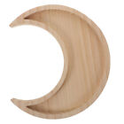  Nail Decorations for Art Moon Shape Jewelry Dish Tray Wooden