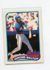1989 TOPPS  TRADED # 123T  JEROME WALTON , ROOKIE 