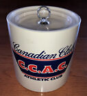 Vintage Canadian Club Athletic Club C.C.A.C. Refroidisseur de bouteille d'alcool seau à glace