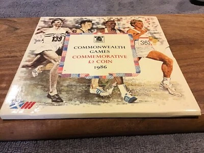 United Kingdom 1986 2 Pound Coin Set: Commonwealth Games EX CONDITION UNC - Image 1 of 4