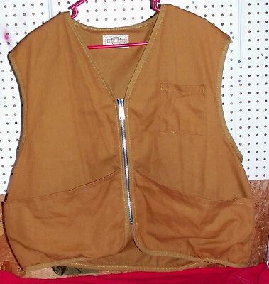 Vintage SafTbak Shotgun Bird Hunting Vest Pouch Quail Dove Carrying Carry 12 Ga - Image 1 of 4