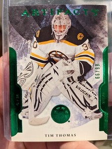 2011-12 Upper Deck Artifacts Emerald 66/99 Tim Thomas #7