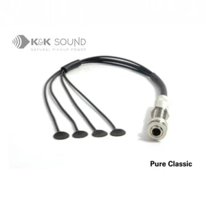 K&K PURE CLASSIC - 4-HEAD PASSIVE TRANSDUCER PICKUP - Picture 1 of 1
