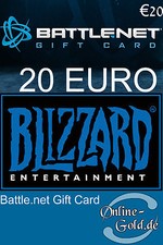 Battle.net Gift Card 20 EUR Key €20 EURO Blizzard BattleNet Guthaben Code EU/DE