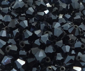 4 mm-8 mm Doppelkegel Kristall Perlen Angeln Hochzeit Perle Handwerk Schmuckherstellung Zum Selbermachen  - Bild 1 von 8