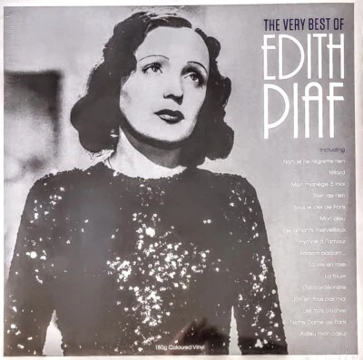 EDITH PIAF - THE VERY BEST OF - 180-GRAM " CLEAR " VINYL LP  " NEW, SEALED " - Image 1 of 2