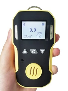 Portable Hydrogen Fluoride Gas Detector HF Gas Leak Detector with Range 0-100ppm - Picture 1 of 17
