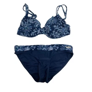 Lascana Venus 2 Piece Size 4 Swimsuit Swimwear 34 B Top Beach Pool Summer Adjust - Picture 1 of 15