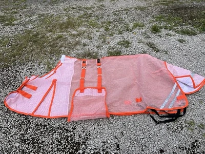 Schneiders Ripstop Nylon Mesh Euro Bellyband Fly Sheet  80 Orange NWOT - Image 1 of 4