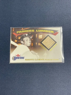 2000 Fleer Game Time Roberto Clemente Game Used Bat - Image 1 of 2
