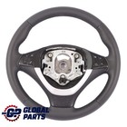 BMW X5 E70 E70N LCI NEW Black Leather Sport Steering Wheel Black Threads