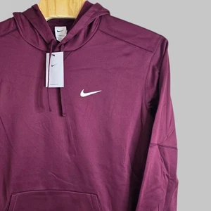 Nike Therma-FIT Training Hoodie Mens 3XL Maroon Athletic Pullover Sweatshirt - Picture 1 of 9