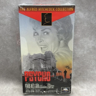 Psycho VHS Cassette Tape Brand New Sealed 1960 / 1995 Alfred Hitchcock Horror - Image 1 of 4