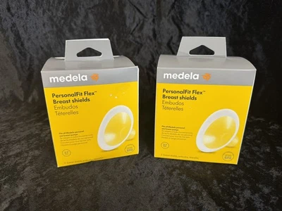 Protectores de pecho Medela PersonalFit Flex 27 mm - Juego de 2 Foto 1 de 4
