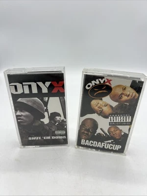 Onyx Shut Em Down 1998 Def Jam + Bacdafucup 1993 Rush Associated Cassettes - Image 1 of 4