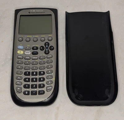Texas Instruments TI-89 Titanium Graphing Calculator w/Cover Tested Works - Image 1 of 4