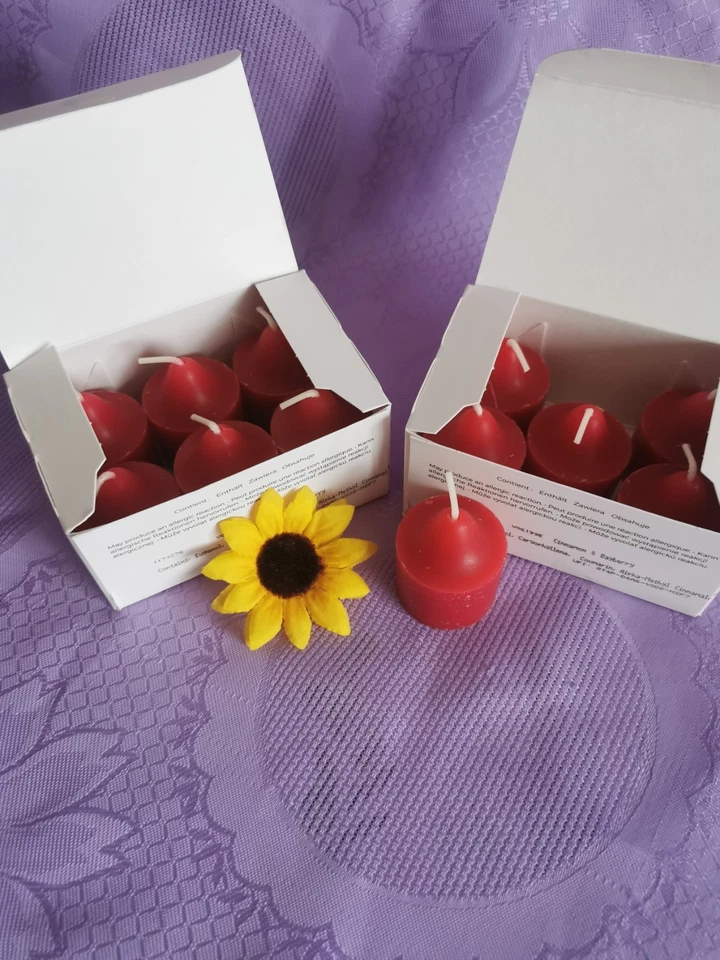 PartyLite 2 x 6 Votivkerzen Zimt Lorbeer neu OVP RAR - Bild 1 von 1