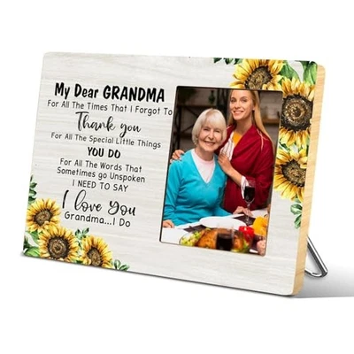 Melhores molduras para fotos presentes de vovó, presentes de vovó, apreciação  - Imagem 1 de 4