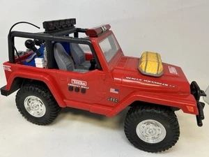 Tonka Jeep Rescue Wrangler 4x4 Emergency Vehicle 1:10 Lights Work Read Desc - Picture 1 of 7