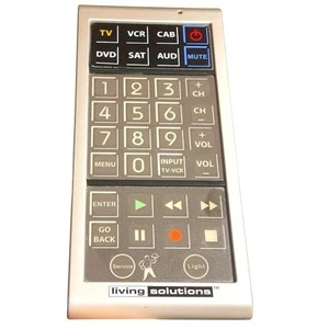 Living Solutions Colossal Jumbo Grande TV Universale VCR DVD Telecomando Retroilluminato 6 in 1 - Foto 1 di 10