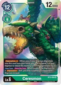 Foil Ceresmon BT3-056 SR Release Special Booster Digimon TCG - Picture 1 of 2