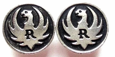 Black Ruger Medallions for Pistol Grip Medallion Black - Image 1 of 4
