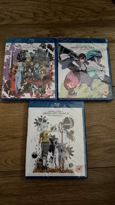 Sword Art Online 2 Part 1, 2 & 4 Anime Blu-Ray NEW [Region B] - Image 1 of 4