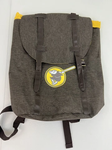 2021 SGA San Diego Padres Stadium Giveaway Brown Backpack 8/21/21 Swinging Friar Cover